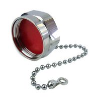 FAIRVIEW MICROWAVE SC2080C 7-16 DIN MALE OPEN CIRCUIT CONNECTOR CAP WITH 4.72 INCH CHAIN