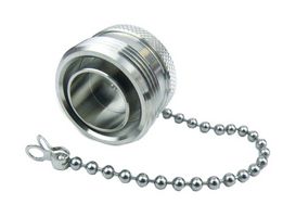 FAIRVIEW MICROWAVE SC2081 7-16 DIN FEMALE OPEN CIRCUIT CONNECTOR CAP WITH 4.72 INCH CHAIN
