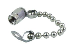 FAIRVIEW MICROWAVE SC2087 SSMA MALE OPEN CIRCUIT CONNECTOR CAP WITH 2 INCH CHAIN ROHS COMPLIANT: YES