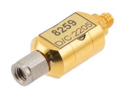 FAIRVIEW MICROWAVE SD8259 50 OHM 1.0 MM MALE TO 1.0 MM FEMALE DC BLOCK INNER, 50 KHZ TO 110 GHZ RATED 16 VOLT