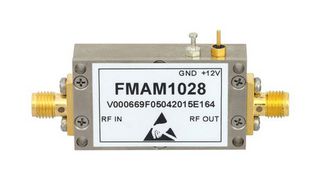 FAIRVIEW MICROWAVE FMAM1028 0.7 DB NF LOW NOISE AMPLIFIER OPERATING FROM 1.2 GHZ TO 1.6 GHZ WITH 40 DB GAIN, 12 DBM P1DB AND SMA ROHS COMPLIANT: YES