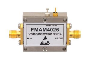 FAIRVIEW MICROWAVE FMAM4026 MEDIUM POWER AMPLIFIER AT 1 WATT P1DB OPERATING FROM 820 MHZ TO 960 MHZ WITH 46 DBM IP3, SMA INPUT, SMA OUTPUT AND 15 DB GAIN RO