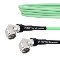 FAIRVIEW MICROWAVE FMCA1281/0200-12 RF / Coaxial Cable Assembly, Low Loss, 12 ", 305 mm, LL335i, N Type Right Angle Plug