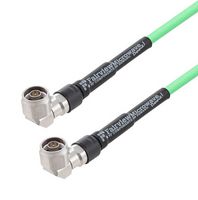 FAIRVIEW MICROWAVE FMCA1281/0200-48 LOW LOSS RA N MALE TO RA N MALE CABLE LL335I COAX IN 48 INCH, 90 DEGREE CLOCKING