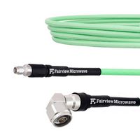 FAIRVIEW MICROWAVE FMCA1299-150CM LOW LOSS TEST SMA MALE TO RA N MALE CABLE LL335I COAX IN 150 CM AND ROHS