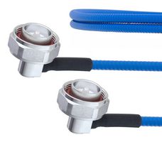 FAIRVIEW MICROWAVE FMCA1319-12 Low PIM RA 7/16 DIN Male to RA 7/16 DIN Male Plenum Cable SPP-250-LLPL Coax in 12 Inch