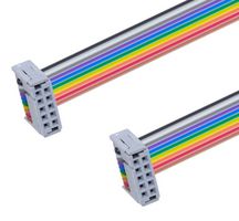 FAIRVIEW MICROWAVE FMCA1325-24 10 Pin 3M 3473-7010 Female to 10 Pin 3M 3473-7010 Female Ribbon Cable 24 Inch Using 28 Gauge Wire RoHS Compliant: Yes