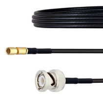 FAIRVIEW MICROWAVE FMCA1489-12 RF / Coaxial Cable Assembly, 12 ", 305 mm, LMR-100A, BNC Plug, SSMC Plug, 50 ohm