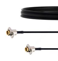 FAIRVIEW MICROWAVE FMCA1559-12 Slide-On BMA Jack 2 Hole Flange to Slide-On BMA Jack 2 Hole Flange Cable FM-SR086TBJ Coax in 12 Inch