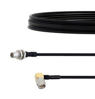 FAIRVIEW MICROWAVE FMCA1570-36 SLIDE-ON BMA PLUG BULKHEAD TO RA SMA MALE CABLE FM-SR086TBJ COAX IN 36 INCH