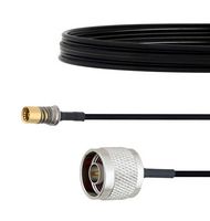 FAIRVIEW MICROWAVE FMCA1575-6 SNAP-ON BMA JACK TO N MALE CABLE FM-SR086TBJ COAX IN 6 INCH
