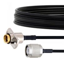 FAIRVIEW MICROWAVE FMCA1577-12 Slide-On BMA Jack 2 Hole Flange to TNC Male Cable FM-SR086TBJ Coax in 12 Inch