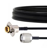 FAIRVIEW MICROWAVE FMCA1577-36 SLIDE-ON BMA JACK 2 HOLE FLANGE TO TNC MALE CABLE FM-SR086TBJ COAX IN 36 INCH