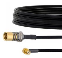 FAIRVIEW MICROWAVE FMCA1584-12 Snap-On BMA Jack to RA SMP Female Cable FM-SR086TBJ Coax in 12 Inch