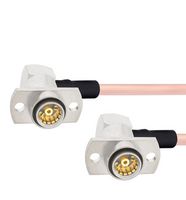 FAIRVIEW MICROWAVE FMCA1589-24 Slide-On RA BMA Jack 2 Hole Flange to RA Slide-On BMA Jack 2 Hole Flange Cable RG405 Type .086 Coax in 24 Inch