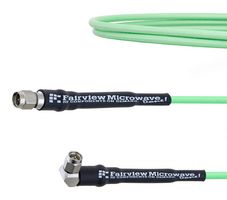FAIRVIEW MICROWAVE FMCA1686-12 RF / Coaxial Cable Assembly, Low Loss, 12 ", 305 mm, LL160, SMA Plug, SMA Right Angle Plug, 50 ohm