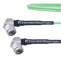 FAIRVIEW MICROWAVE FMCA1690-12 RF / Coaxial Cable Assembly, Low Loss, 12 ", 305 mm, LL160, TNC Right Angle Plug