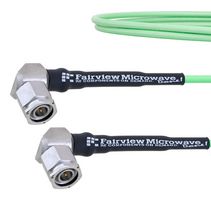 FAIRVIEW MICROWAVE FMCA1690-24 LOW LOSS RA TNC MALE TO RA TNC MALE CABLE LL160 COAX IN 24 INCH