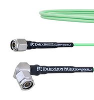 FAIRVIEW MICROWAVE FMCA1692-48 LOW LOSS TNC MALE TO RA TNC MALE CABLE LL160 COAX IN 48 INCH