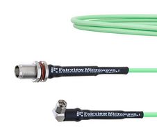 FAIRVIEW MICROWAVE FMCA1703-48 LOW LOSS RA SMA MALE TO TNC FEMALE BULKHEAD CABLE LL160 COAX IN 48 INCH