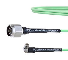FAIRVIEW MICROWAVE FMCA1715-150CM LOW LOSS N MALE TO RA SMA MALE CABLE LL160 COAX IN 150 CM