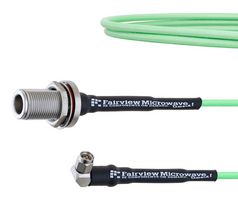 FAIRVIEW MICROWAVE FMCA1716-24 RF / Coaxial Cable Assembly, Low Loss, 24 ", 610 mm, LL160, N Type Bulkhead Jack