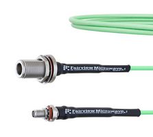 FAIRVIEW MICROWAVE FMCA1718-60 N FEMALE BULKHEAD TO SMA FEMALE BULKHEAD CABLE LL160 COAX