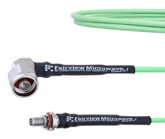 FAIRVIEW MICROWAVE FMCA1720-12 RF / Coaxial Cable Assembly, Low Loss, 12 ", 305 mm, LL160, N Type Right Angle Plug