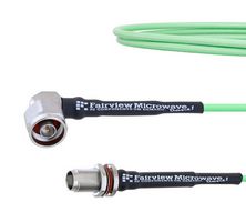 FAIRVIEW MICROWAVE FMCA1723-200CM LOW LOSS RA N MALE TO TNC FEMALE BULKHEAD CABLE LL160 COAX IN 200 CM