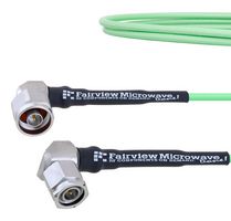 FAIRVIEW MICROWAVE FMCA1724-24 LOW LOSS RA N MALE TO RA TNC MALE CABLE LL160 COAX IN 24 INCH