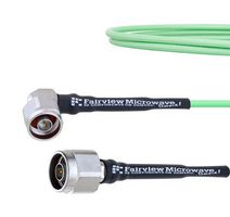 FAIRVIEW MICROWAVE FMCA1725-200CM LOW LOSS N MALE TO RA N MALE CABLE LL160 COAX IN 200 CM