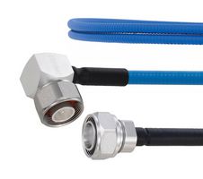FAIRVIEW MICROWAVE FMCA1843-60 PLENUM LOW PIM RA 4.1-9.5 MINI DIN MALE TO 4.3-10 MALE CABLE SPP-250-LLPL COAX IN 60 INCH USING TIMES MICROWAVE PARTS