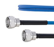 FAIRVIEW MICROWAVE FMCA1845-50CM PLENUM LOW PIM 4.3-10 MALE TO 4.3-10 MALE CABLE SPP-250-LLPL COAX IN 50 CM USING TIMES MICROWAVE PARTS
