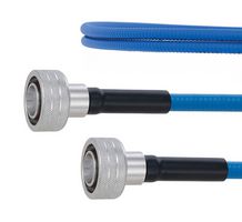 FAIRVIEW MICROWAVE FMCA1848-48 PLENUM LOW PIM SNAP-ON 4.3-10 MALE TO SNAP-ON 4.3-10 MALE CABLE SPP-250-LLPL COAX IN 48 INCH USING TIMES MICROWAVE PARTS