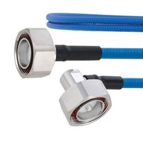 FAIRVIEW MICROWAVE FMCA1858-36 PLENUM LOW PIM 7-16 DIN MALE TO RA 7-16 DIN MALE CABLE SPP-250-LLPL COAX IN 36 INCH USING TIMES MICROWAVE PARTS