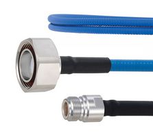 FAIRVIEW MICROWAVE FMCA1860-150CM PLENUM LOW PIM 7-16 DIN MALE TO N FEMALE CABLE SPP-250-LLPL COAX IN 150 CM USING TIMES MICROWAVE PARTS