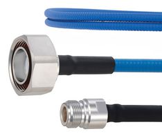 FAIRVIEW MICROWAVE FMCA1860-24 Cable RF / Coaxial ensamblado, 24 ", 610 mm, SPP-250-LLPL, 7/16 DIN Plug, N Type Jack, 50 ohm