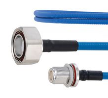 FAIRVIEW MICROWAVE FMCA1861-200CM PLENUM LOW PIM 7-16 DIN MALE TO N FEMALE BULKHEAD CABLE SPP-250-LLPL COAX IN 200 CM USING TIMES MICROWAVE PARTS