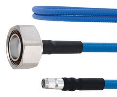 FAIRVIEW MICROWAVE FMCA1864-12 Cable RF / Coaxial ensamblado, 12 ", 305 mm, SPP-250-LLPL, 7/16 DIN Macho, SMA Macho, 50 ohm