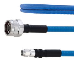 FAIRVIEW MICROWAVE FMCA1883-24 RF / Coaxial Cable Assembly, 24 ", 610 mm, SPP-250-LLPL, N Type Plug, SMA Plug, 50 ohm