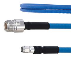 FAIRVIEW MICROWAVE FMCA1885-24 RF / Coaxial Cable Assembly, 24 ", 610 mm, SPP-250-LLPL, N Type Jack, SMA Plug, 50 ohm