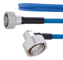 FAIRVIEW MICROWAVE FMCA1908-24 RF / Coaxial Cable Assembly, 24 ", 610 mm, SPP-250-LLPL, 4.3/10 Plug, 7/16 DIN Right Angle Plug