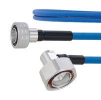 FAIRVIEW MICROWAVE FMCA1908-60 PLENUM LOW PIM SNAP-ON 4.3-10 MALE TO RA 7-16 DIN MALE CABLE SPP-250-LLPL COAX IN 60 INCH USING TIMES MICROWAVE PARTS