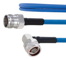 FAIRVIEW MICROWAVE FMCA1911-12 RF / Coaxial Cable Assembly, 12 ", 305 mm, SPP-250-LLPL, 4.3/10 Jack, N Type Right Angle Plug