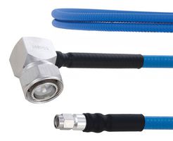 FAIRVIEW MICROWAVE FMCA1915-24 RF / Coaxial Cable Assembly, 24 ", 610 mm, SPP-250-LLPL, 4.3/10 Right Angle Plug, SMA Plug