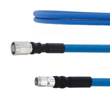 FAIRVIEW MICROWAVE FMCA1928-100CM PLENUM LOW PIM SMA MALE TO NEX10 MALE CABLE SPP-250-LLPL COAX IN 100 CM USING TIMES MICROWAVE PARTS