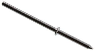 PANDUIT HBN1-T Harness Board Nails, Nickel Plated Steel, 1" L to Collar Stop, 1.65" L x 0.07" Thick
