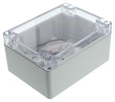 HAMMOND 1554F2GYCL Plastic Enclosure, Watertight, Clear Lid, Multipurpose, Polycarbonate, 119.4 mm, 90 mm, 60 mm, IP68