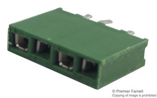 TE CONNECTIVITY - AMP 215297-4 PCB Receptacle, Board-to-Board, 2.54 mm, 1 Rows, 4 Contacts, Through Hole Mount