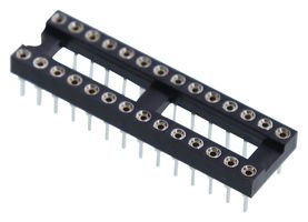 MULTICOMP PRO 2227MC-28-03-05-F1 IC & Component Socket, 28 Contacts, DIP Socket, 2.54 mm, 2227MC, 7.62 mm, Beryllium Copper